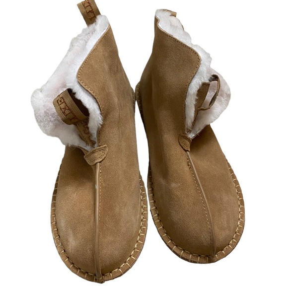 NWOT Australia luxe collective homework suede men boots shearling size US8 - Picture 3 of 13